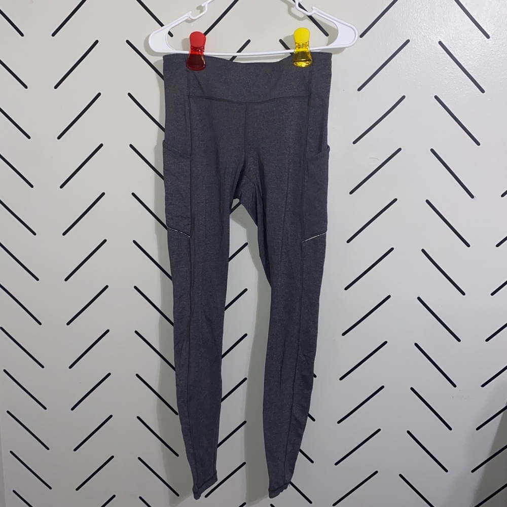 Marl Grey Lululemon Fast & Free Leggings